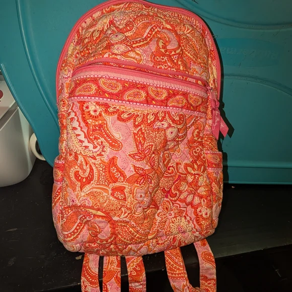 Vera Bradley | Bags | Vera Bradley Pink And Orange Paisley  display picture 3